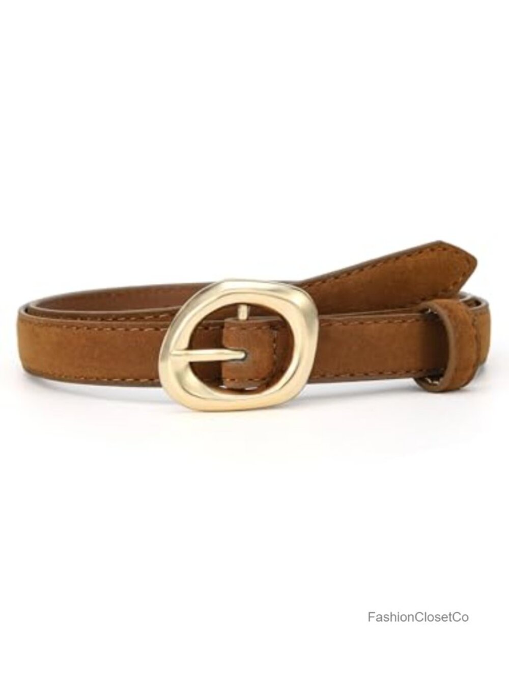 Skinny Waist Belt for Women Jeans with Pin Buckle